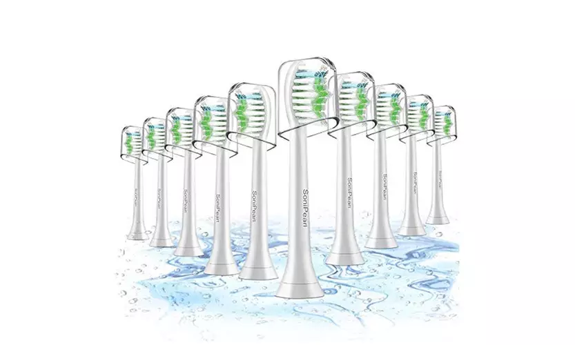 Toothbrush Heads, 10 Pack Sonicare Replacement Brush Heads For Philips Sonicare - Primary Image