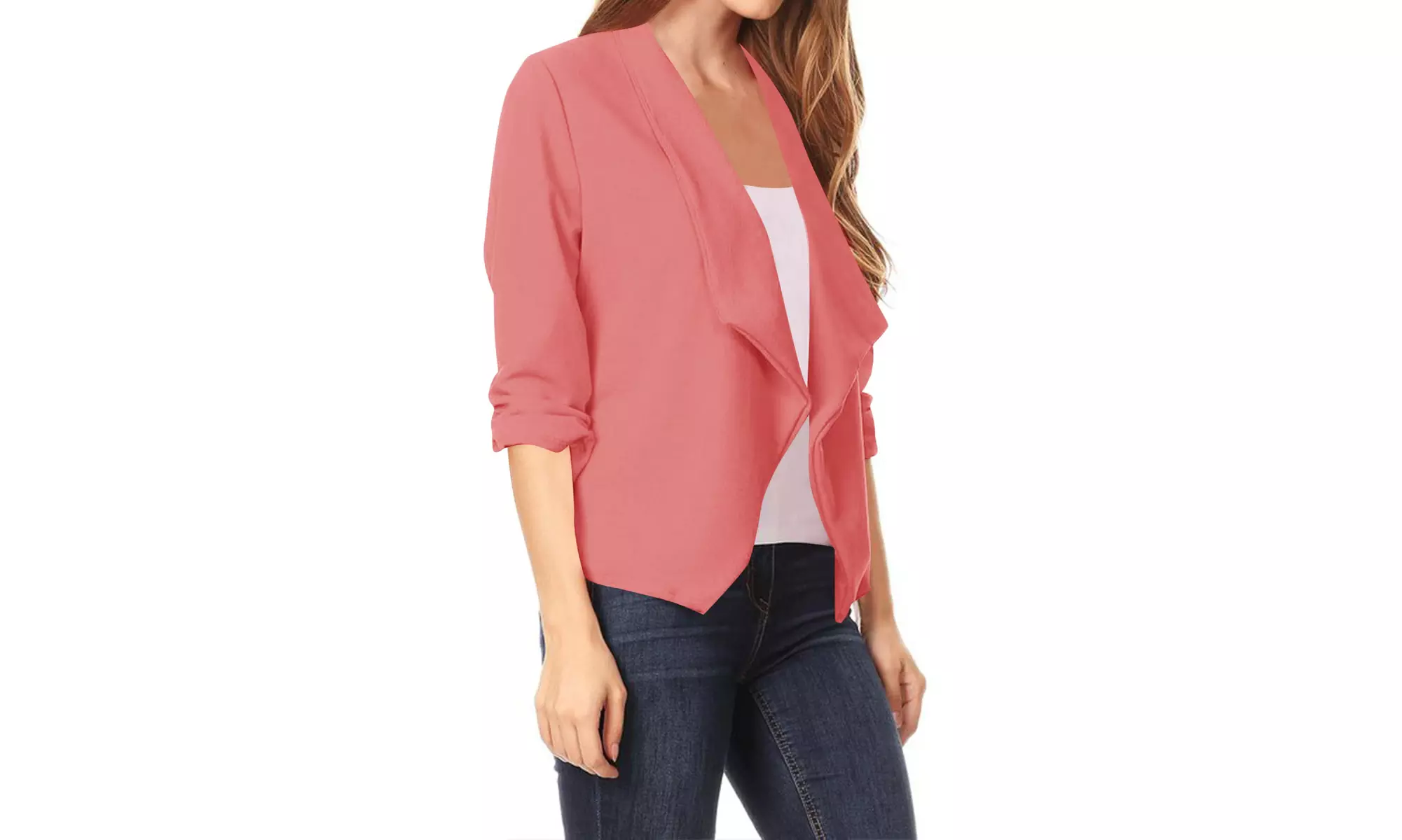 Women's Casual Office Wear Basic Solid Blazer Jacket