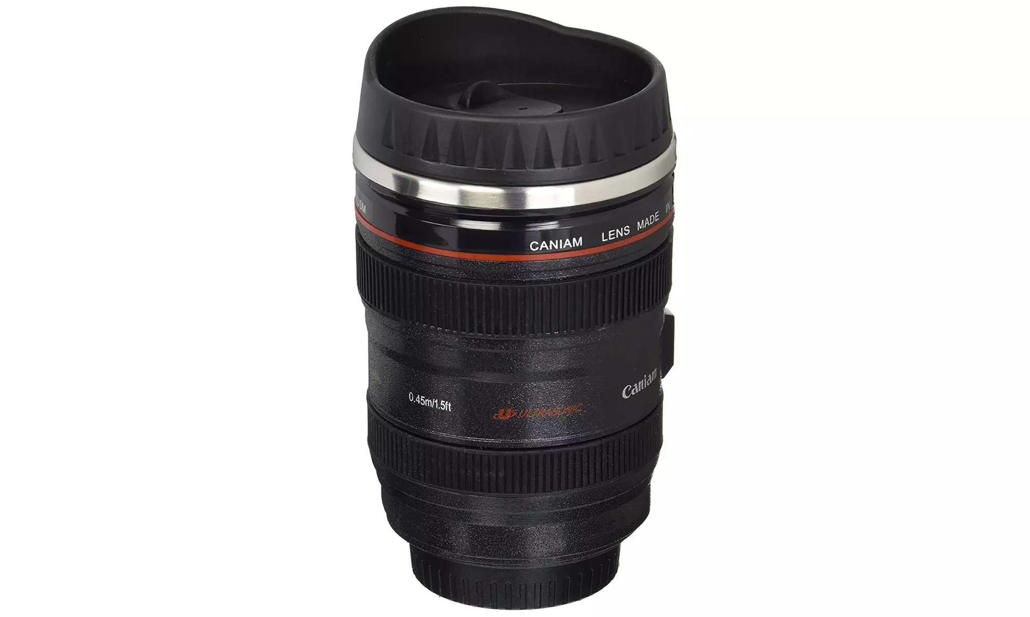 Coffee Mug - Camera Lens Travel Thermos  - Second Medium