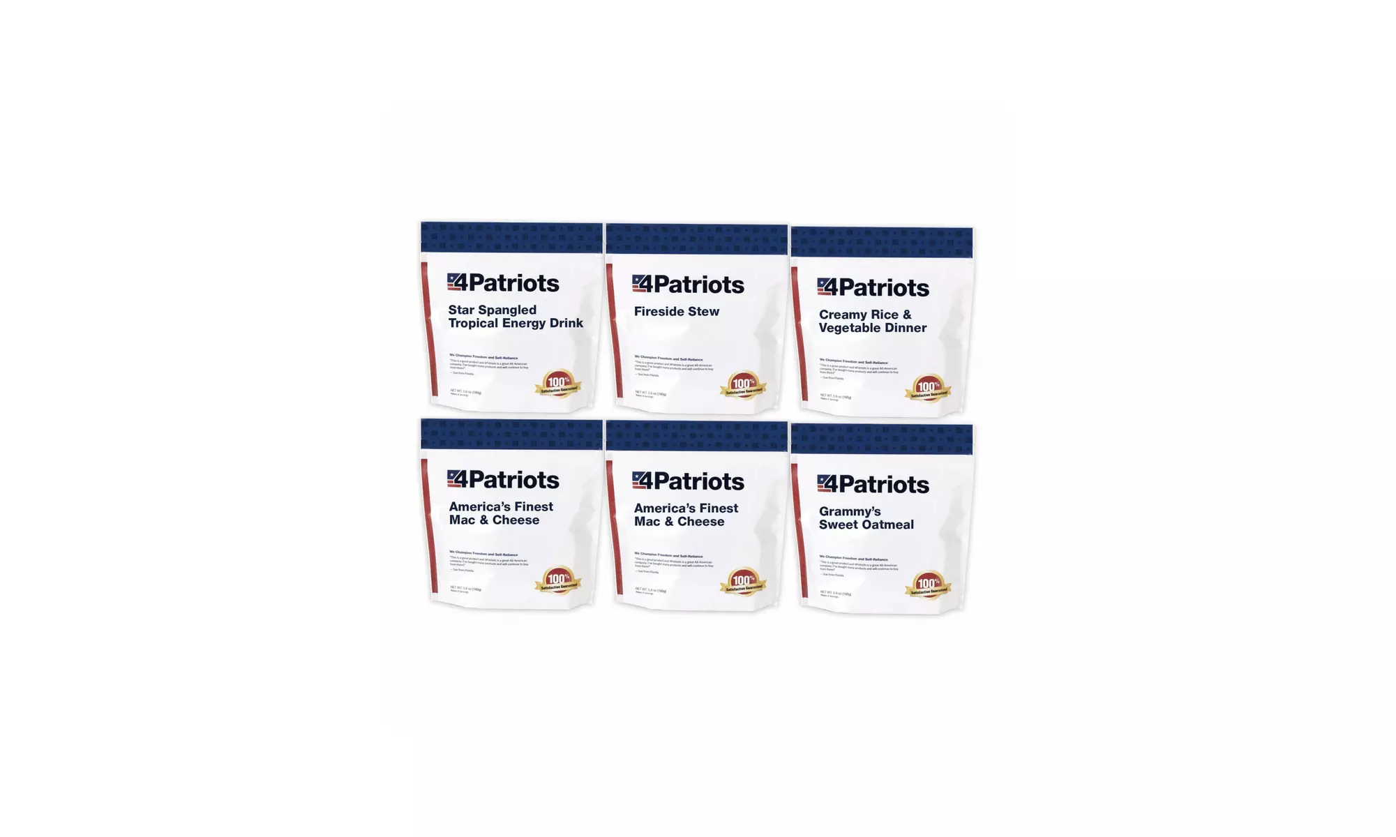 4Patriots 1-Week Emergency Food Supply Survival Kit, Freeze-Dried Food - Primary Image