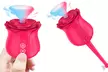 Flower Shape Vibrator Clitoral Stimulator Sucking G spot Nipple Massager - Second Medium