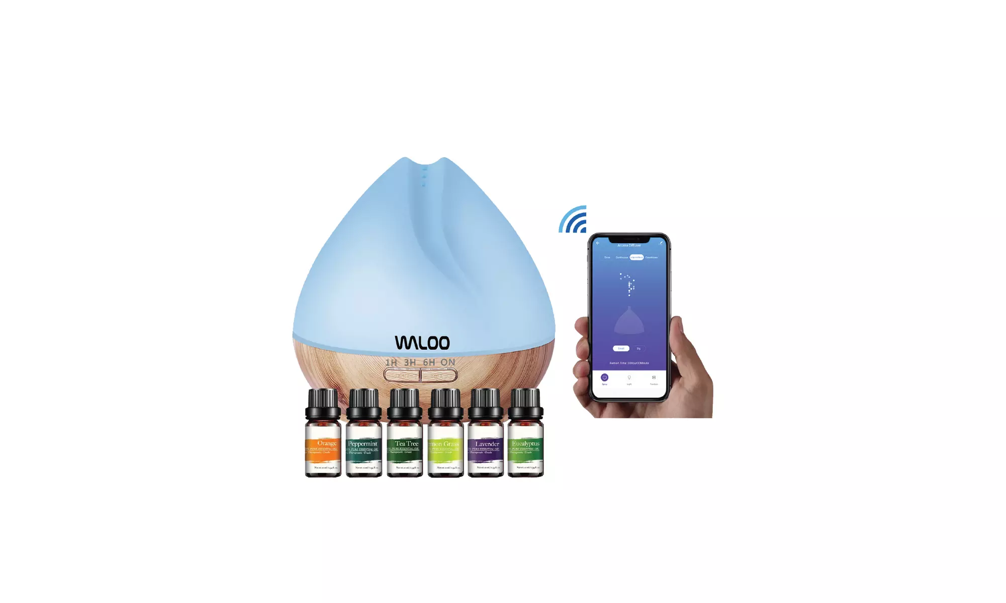Waloo Wi-Fi Smart Diffuser Compatible with Alexa  - Second Medium