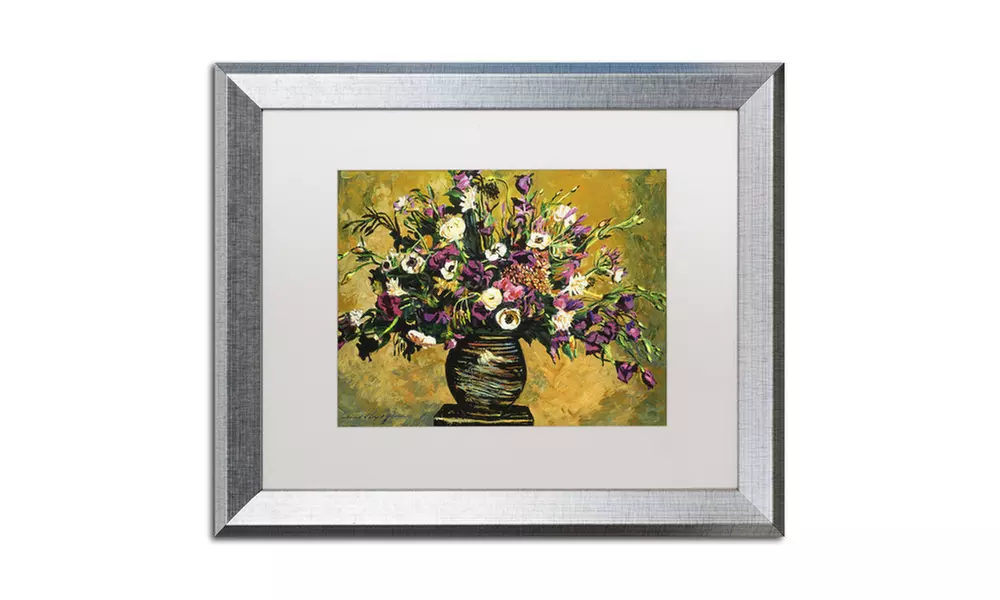 David Lloyd Glover 'Renaissance Still Life' Matted Silver Framed Art - Second Medium