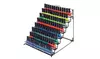 8 Tier Metal Nail Polish Display Organizer Wall Rack Holder