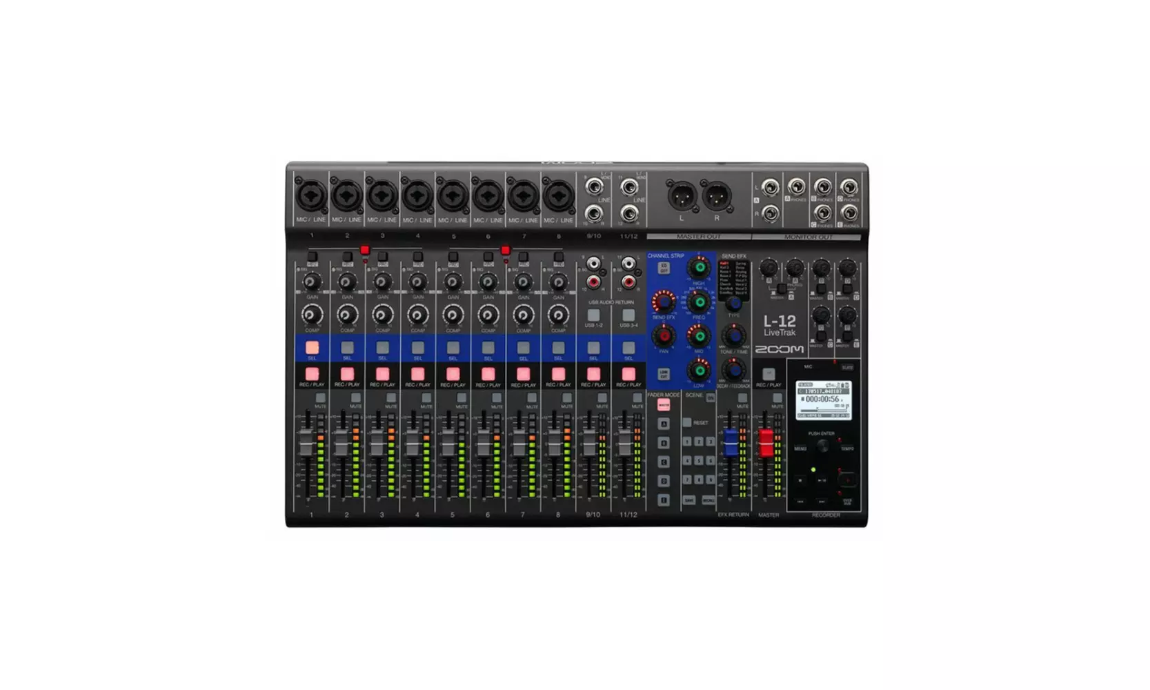 Zoom LiveTrak L-12 12-Channel Digital Mixer and Multitrack Recorder - Primary Image