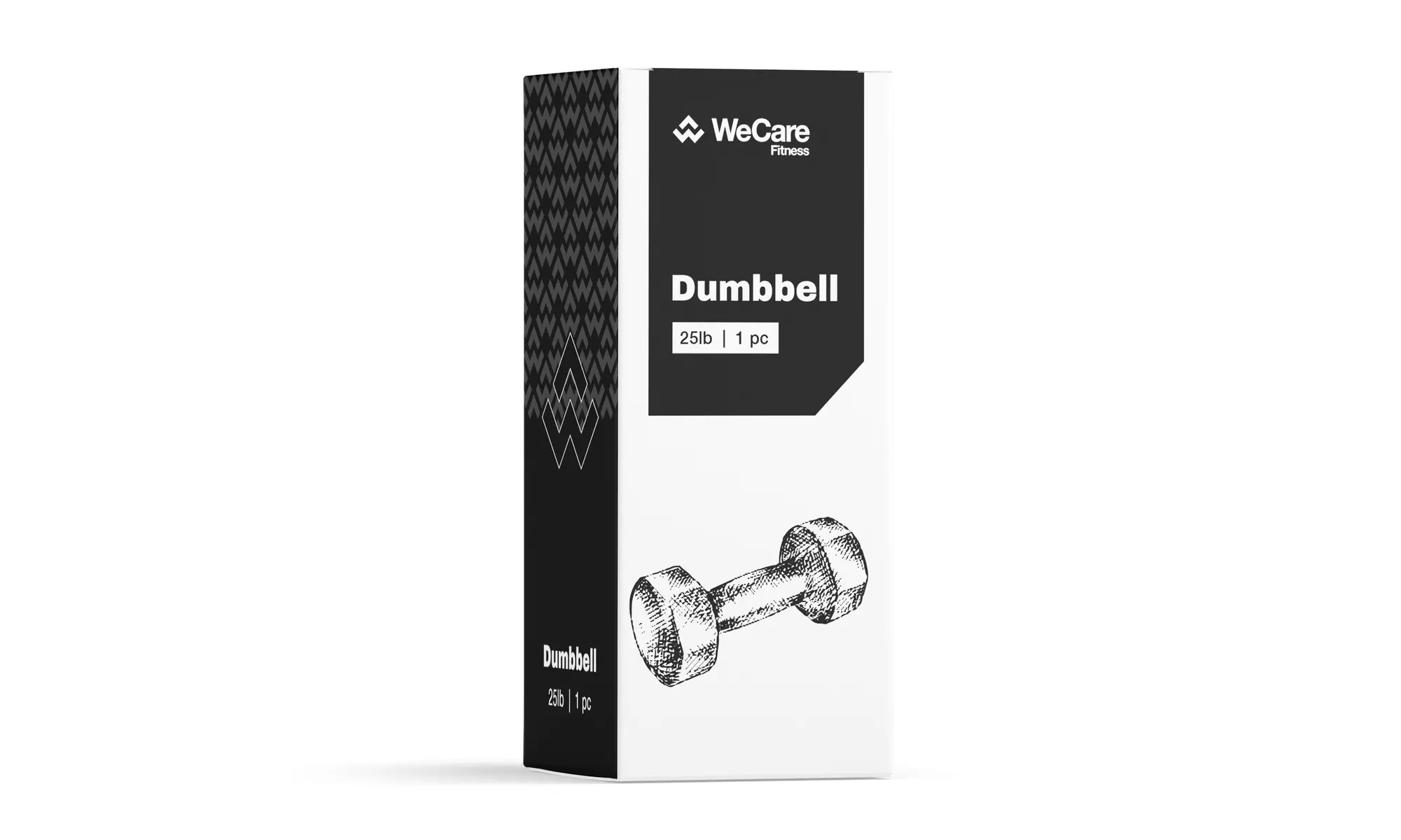 WeCare Neoprene Coated Dumbbells for Non-Slip Grip (Set of Two)