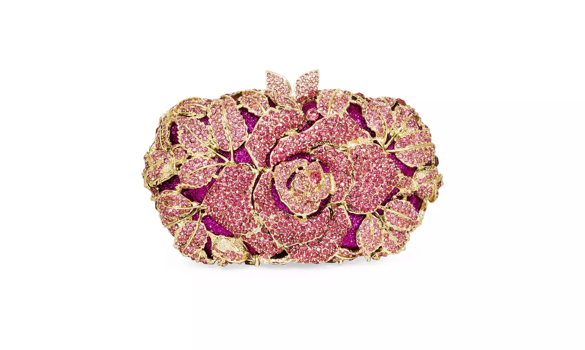 Dolli Flower Crystal Clutch - Second Medium