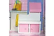 3-Level Children's Wooden Dollhouse Kids Pretend Play House Cottage w/ Furniture - Second Medium