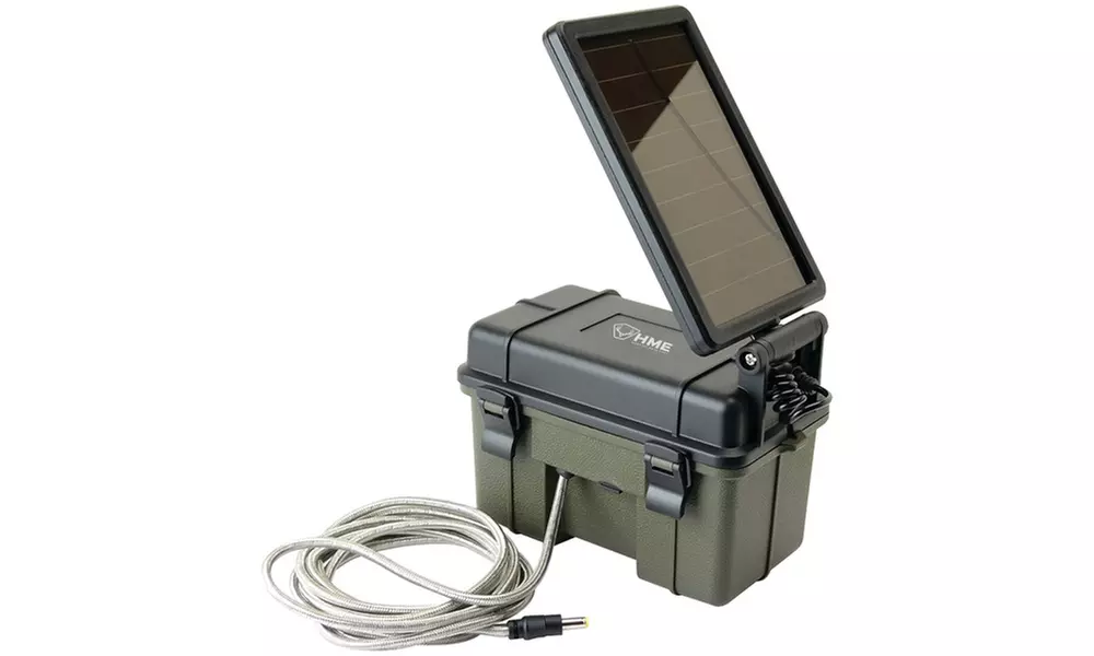 12-Volt Battery Box with 2-Watt Solar Panel - Primary Image