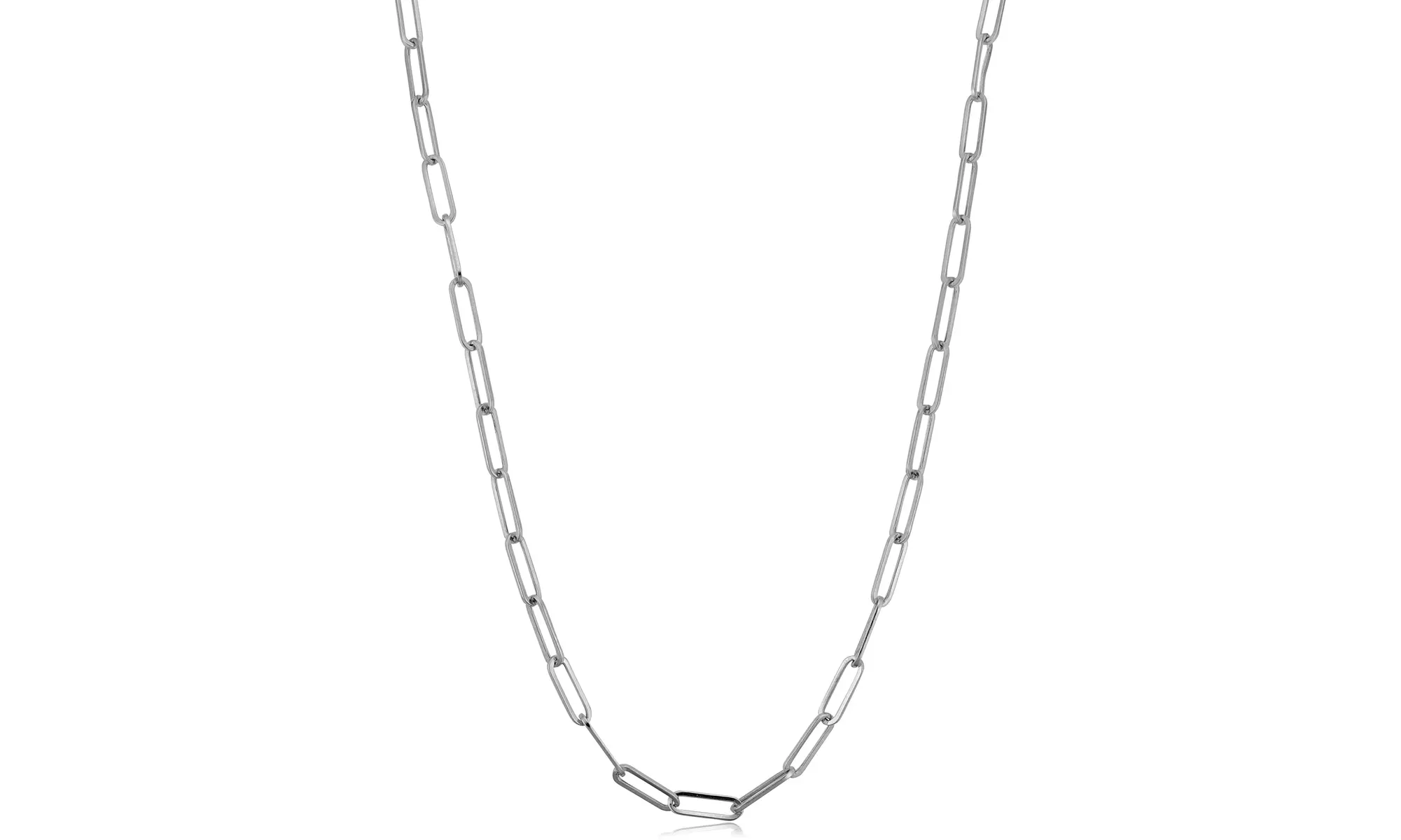 Sterling Silver Paper clip chain