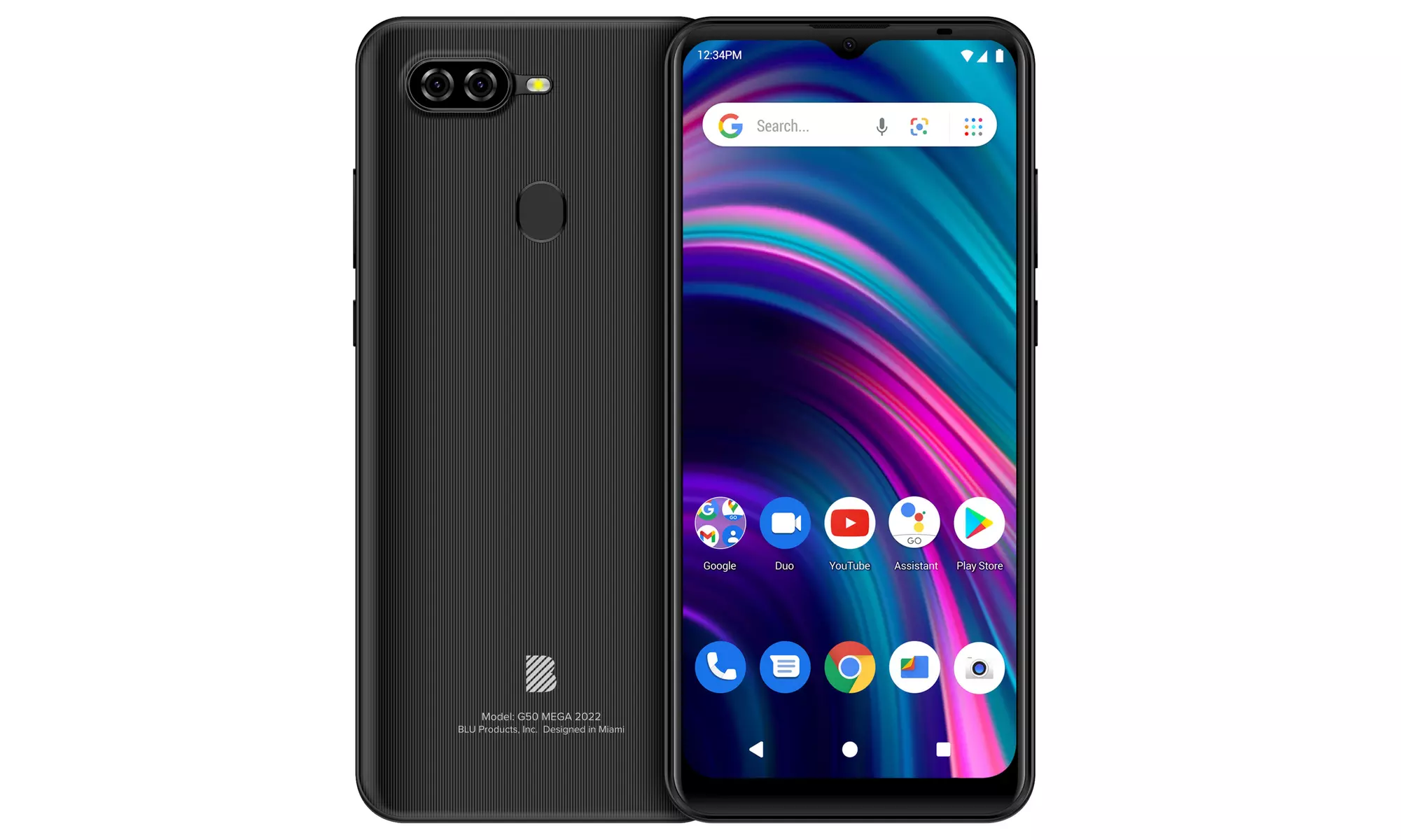 BLU G50 Mega 2022 G0670WW Dual SIM GSM Unlocked Android Smartphone - A Grade - Primary Image