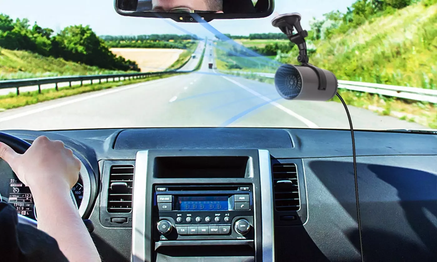 iMounTEK 2-in-1 Car Windshield Heater Defroster Defogger Demister & Cooling Fan