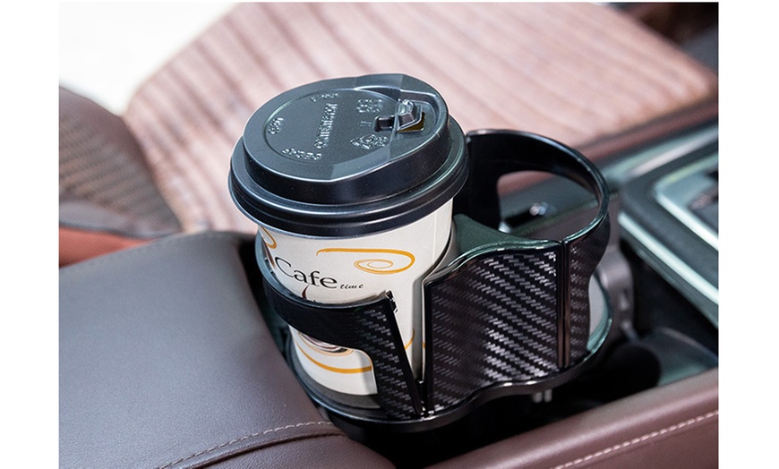 2-in-1 Multi-Functional Dual Expanding Car Cup Holder | Groupon