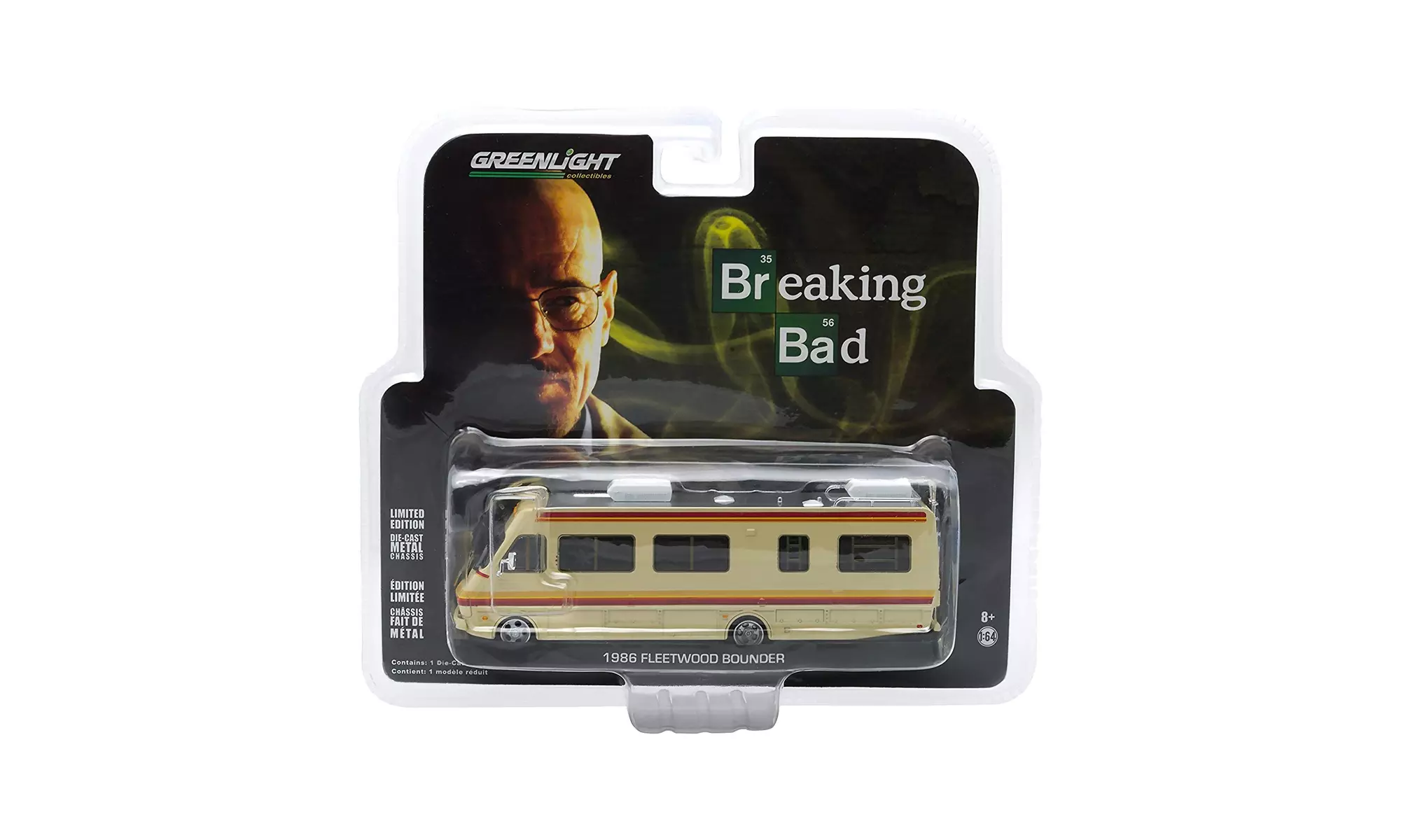 Greenlight 33021 1986 Fleetwood Bounder RV Breaking Bad Diecast Model - Primary Image
