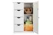 4 Drawer Dresser Shelf Cabinet Storage Home Bedroom Furniture White - Second Medium