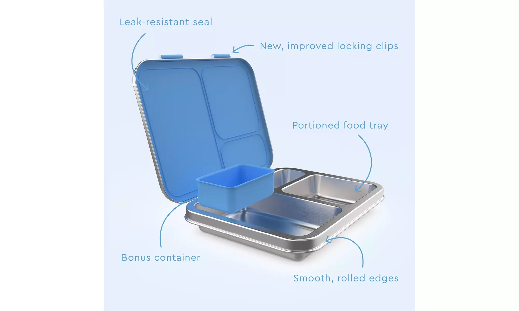 Bentgo Kids Stainless Steel Leak-Resistant Lunch Box