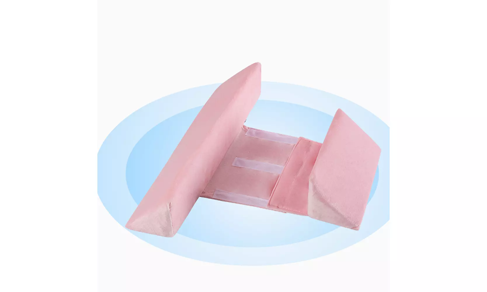 US Baby Side Sleep Pilow Soft Velvet Memory Foam Anti-Roll Pillow Sleeping