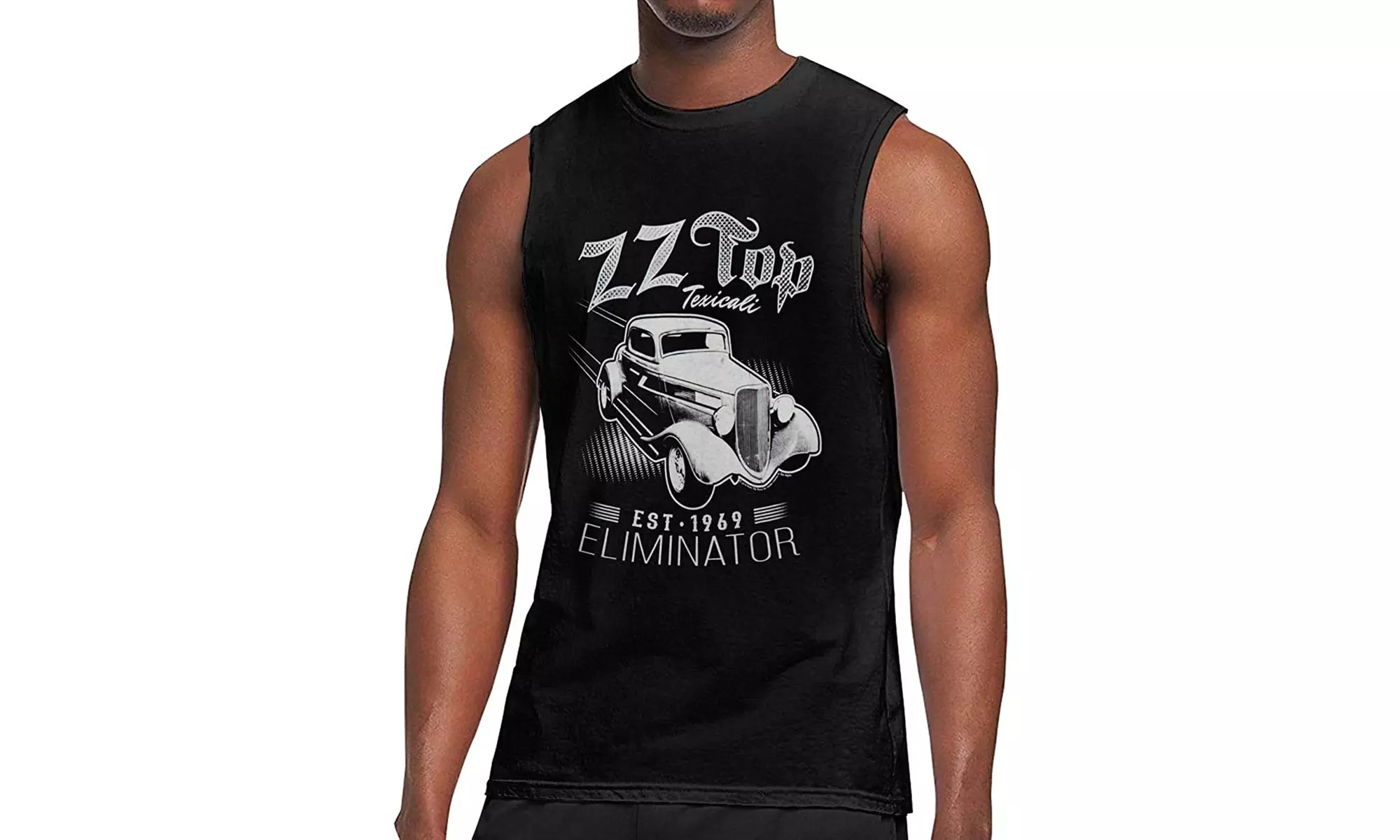 ZZ Top Shirt Men Sleeveless Crewneck T Shirt Gym Muscles Tank Top - Primary Image