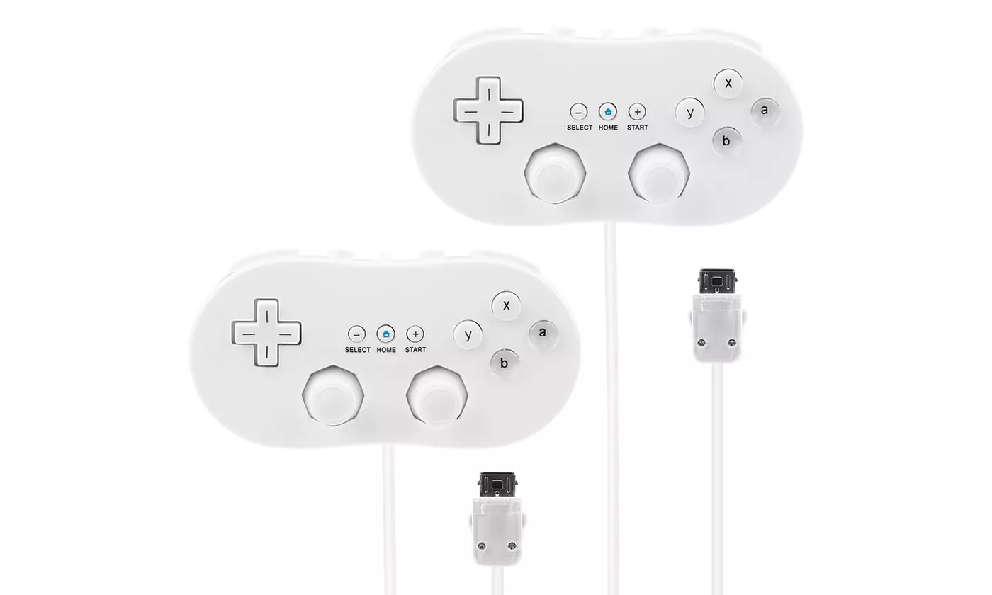 iMounTEK Wired Classic Controller for Nintendo Wii or Wii U(2-Pack) - Primary Image