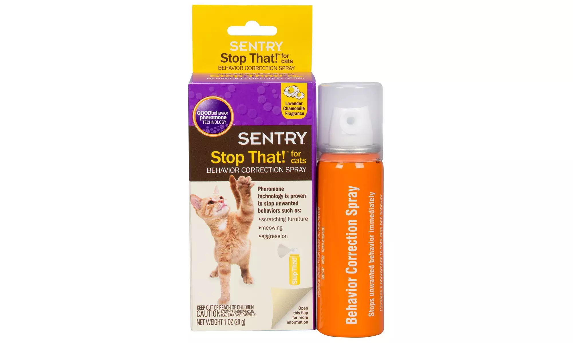 Sergeants Pet Care Prod. IC02344 Sentry Stop That Cat Spray - 1 Oz. - Primary Image