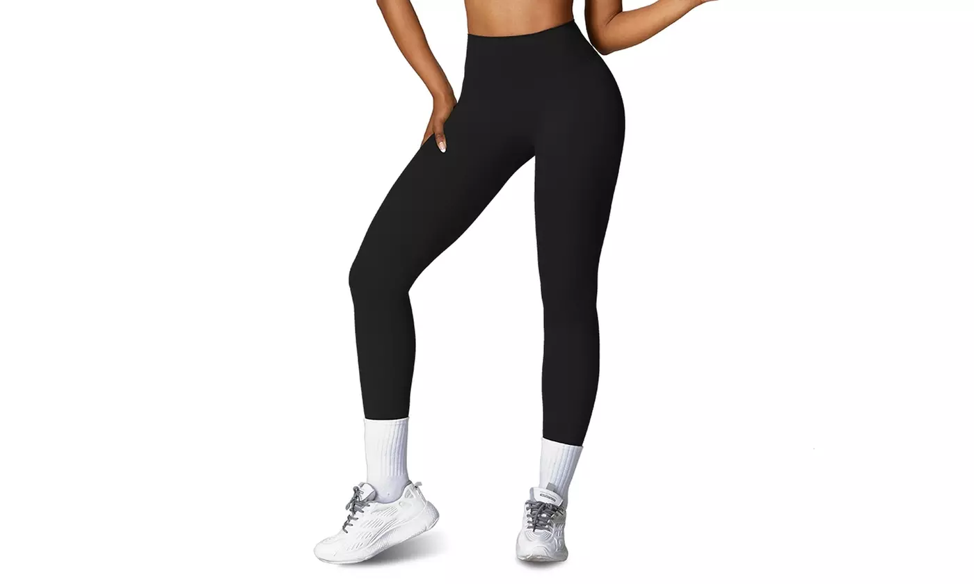 N'POLAR Women's High Waist Workout Leggings Tummy Control Compression Yoga Pants
