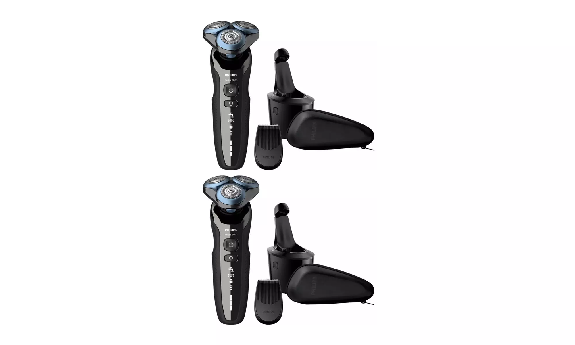 Philips S6680/26 Norelco Series 6000 Wet and Dry Men's Electric Shaver (2-Pack) - Primary Image