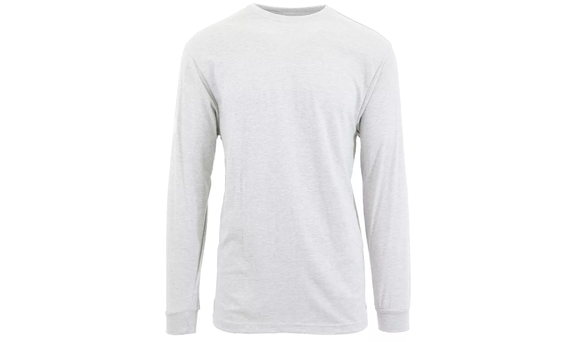 Men's Long Sleeve Crew Neck Lightweight Basic Shirt (Sizes S-L)