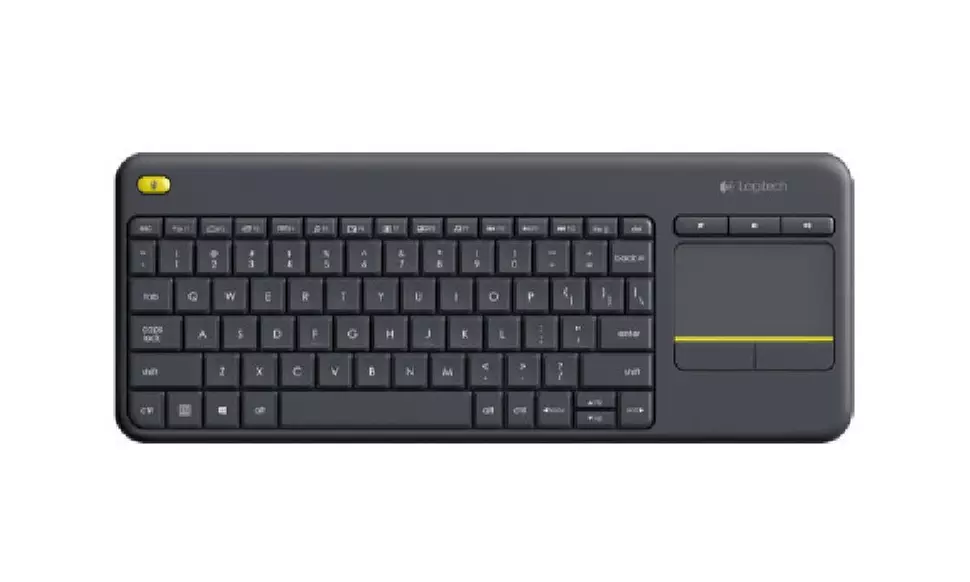 Logitech K400 Plus Wireless Touch HTPC Keyboard for PC Connected TVs - Primary Image