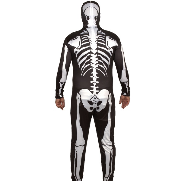 adult skeleton bodysuit costume