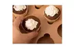 12-Pack Kraft Paper Cupcake Boxes Bakery Box with Display Window and Inserts - Second Medium