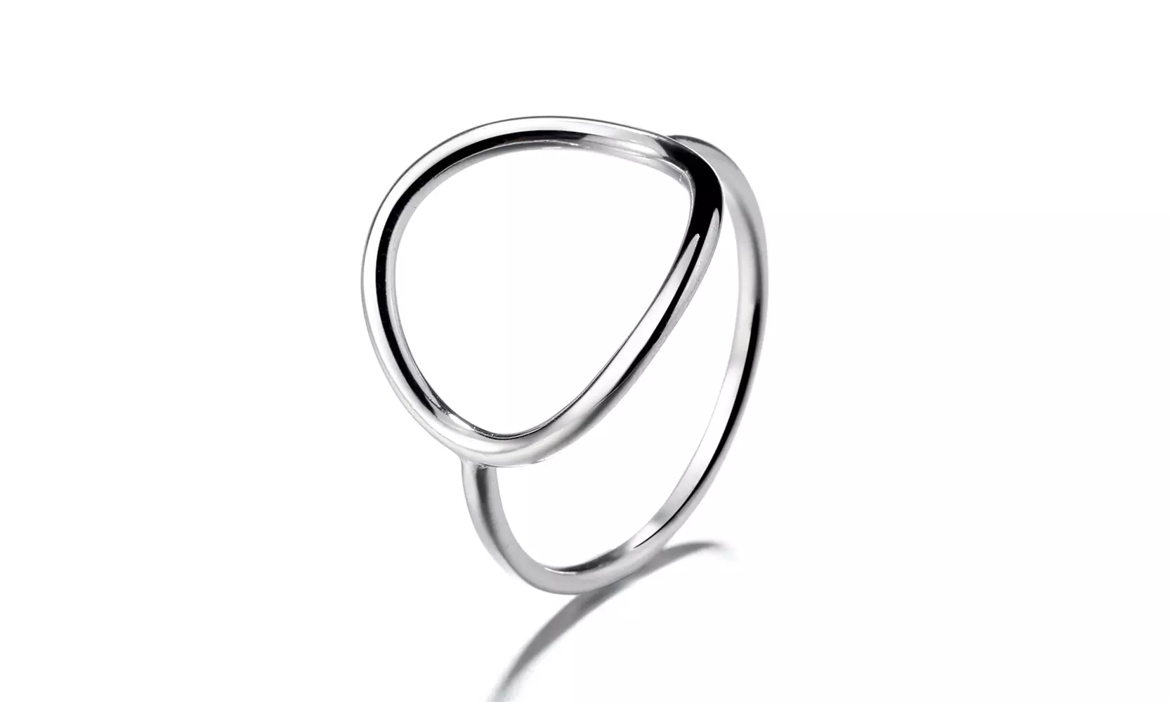 Sterling Silver Open Circle Ring