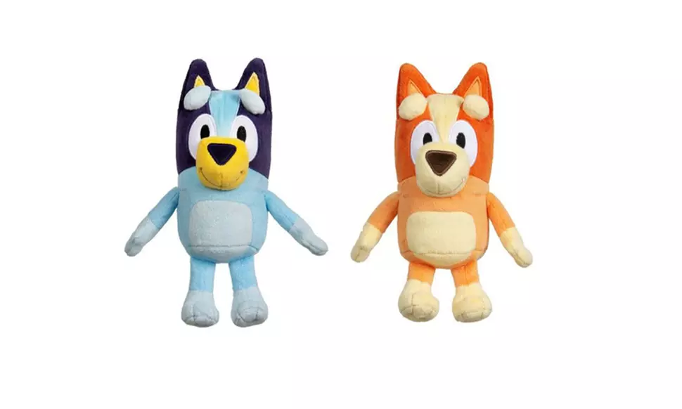 11" BLUE Yellow BINGO Plush Stuffed Toy Doll Best Mate Birthday Christmas Gift - Primary Image