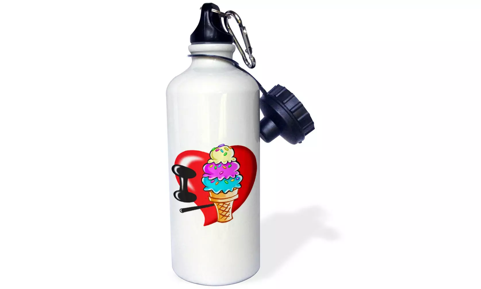 Water Bottle - I Love Ice Cream - 21oz  - Primary Image