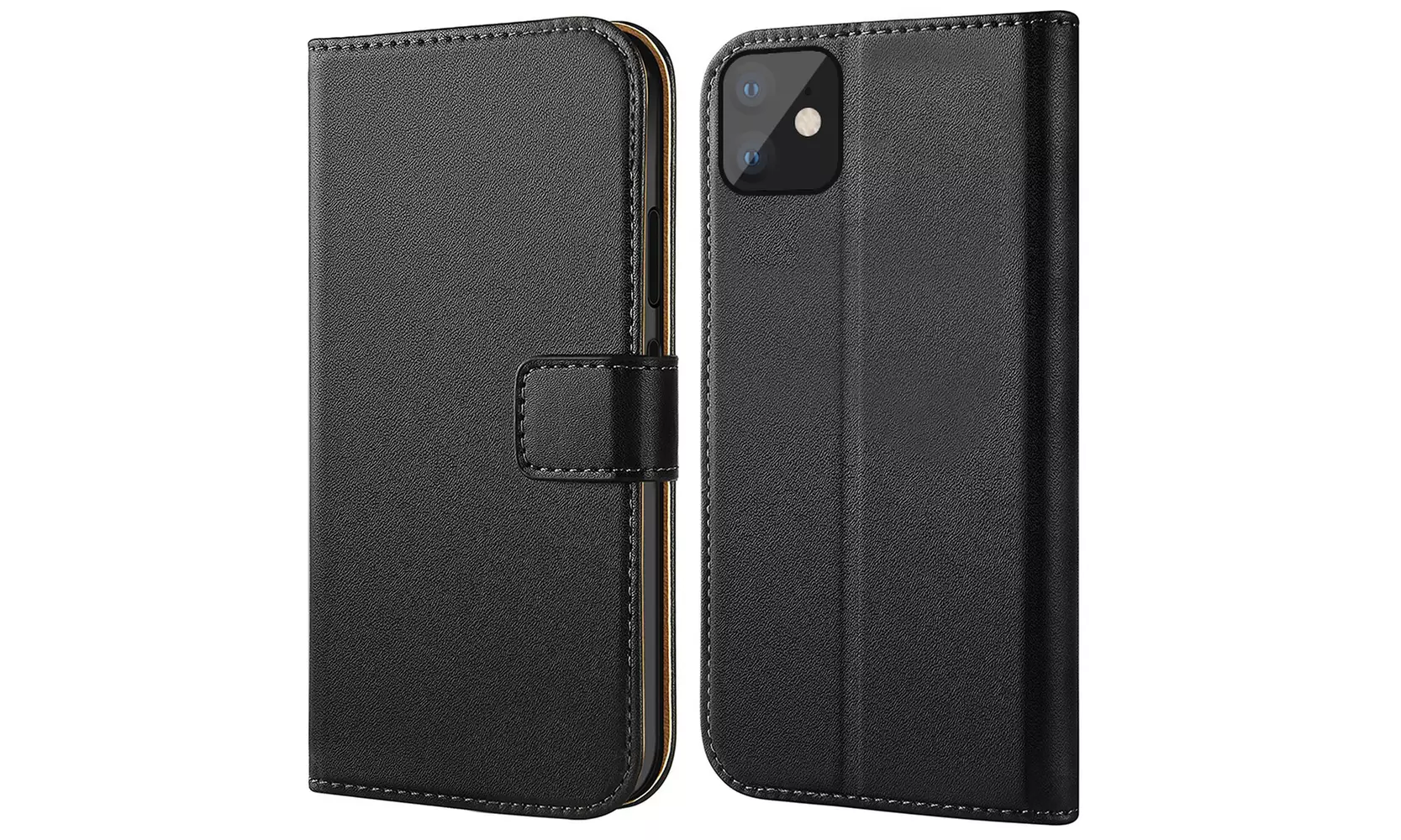 Waloo Genuine Leather Wallet Case for iPhone 11, 11 Pro, 11 Pro Max