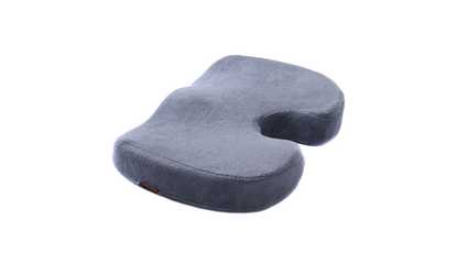 image for Memory Foam Coccyx Orthopedic Cushion Office Chair Seat Pillow Gray