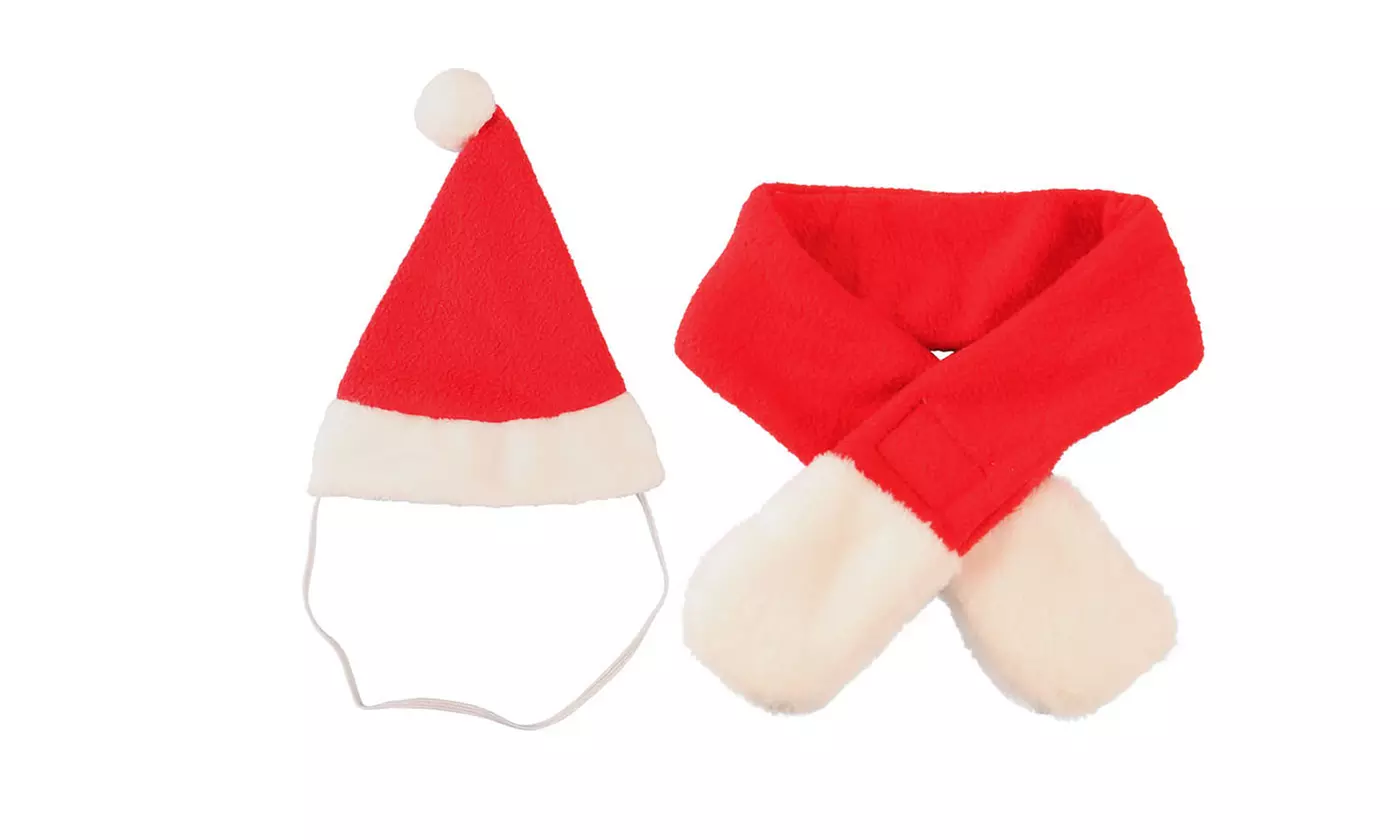 Christmas Pet Costume for Holiday Cat Hat Dog Outfit Sailor Outfit Cloak