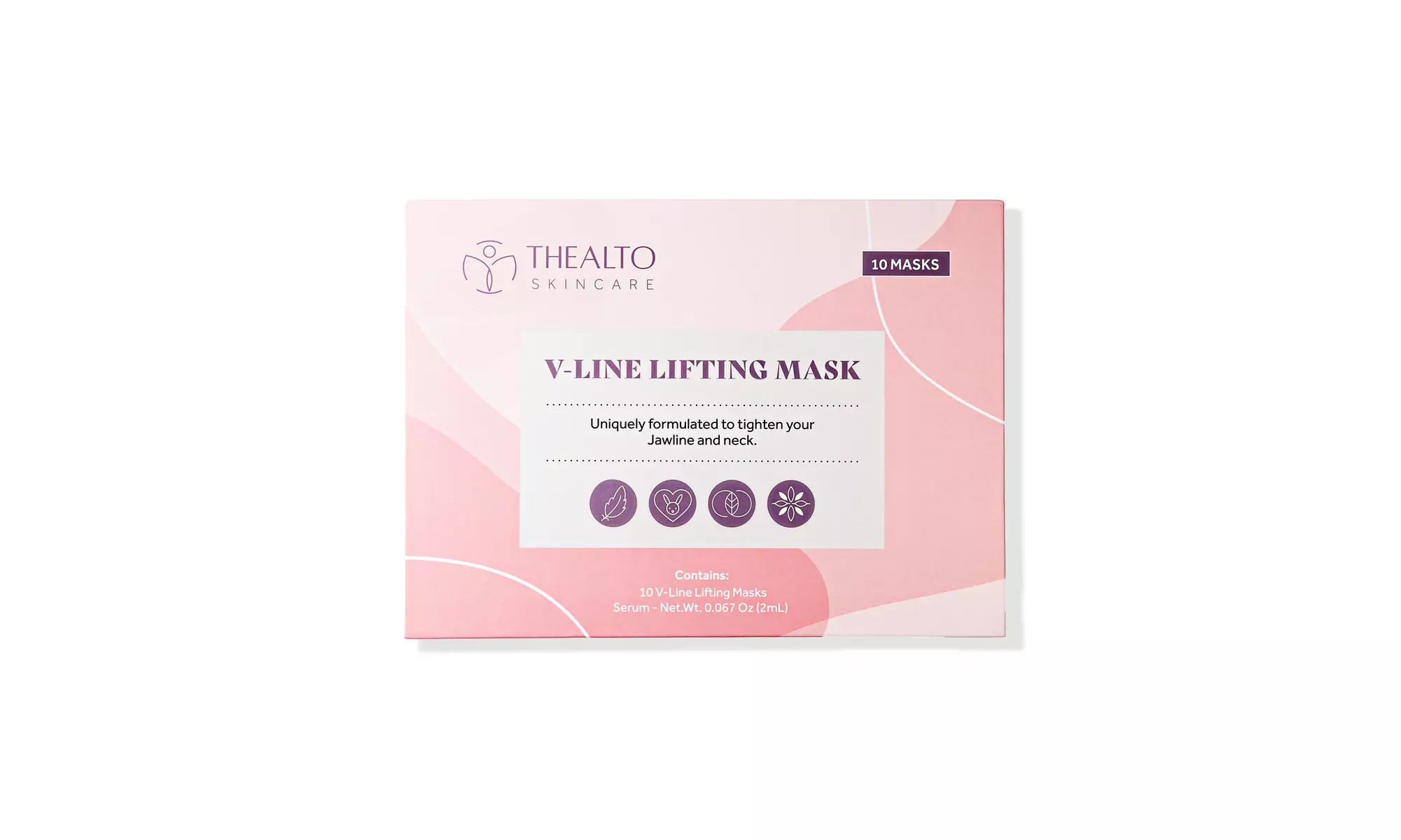 Thealto V-Line Chin Lift Mask, Reduces Sagging Skin, Revitalizes Neck & Jawline - Primary Image