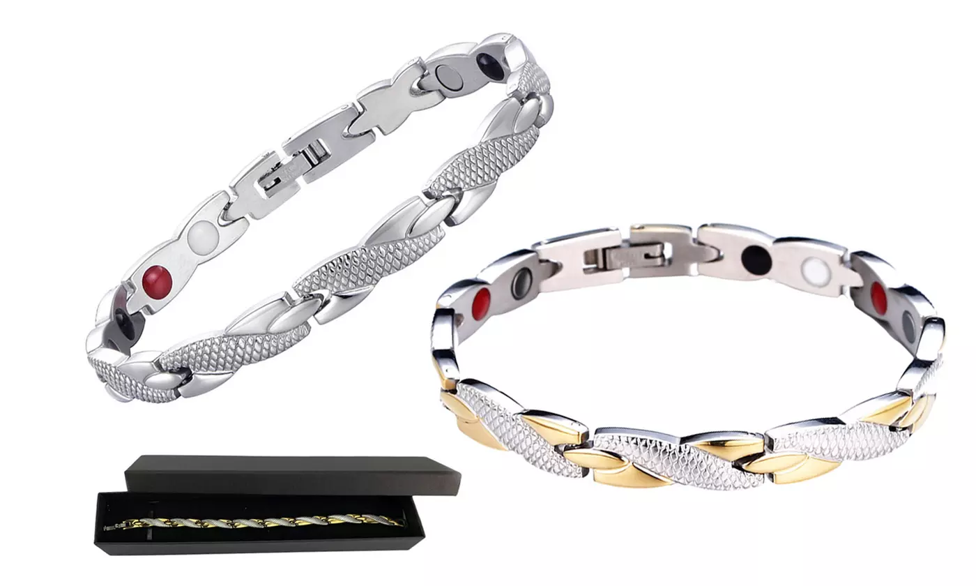 Healthy Magnetic Therapy Bracelet Pain Relief for Arthritis and Carpal Tunnel - Primary Image