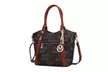 MKF Collection Vegan Jeneece & Lucy M Signature Women's Tote Handbags by Mia K - Second Medium