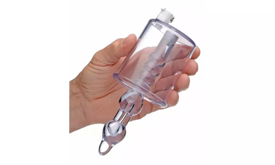 Anal Pump Cylinder with Stimulator Shaft - Primary Image