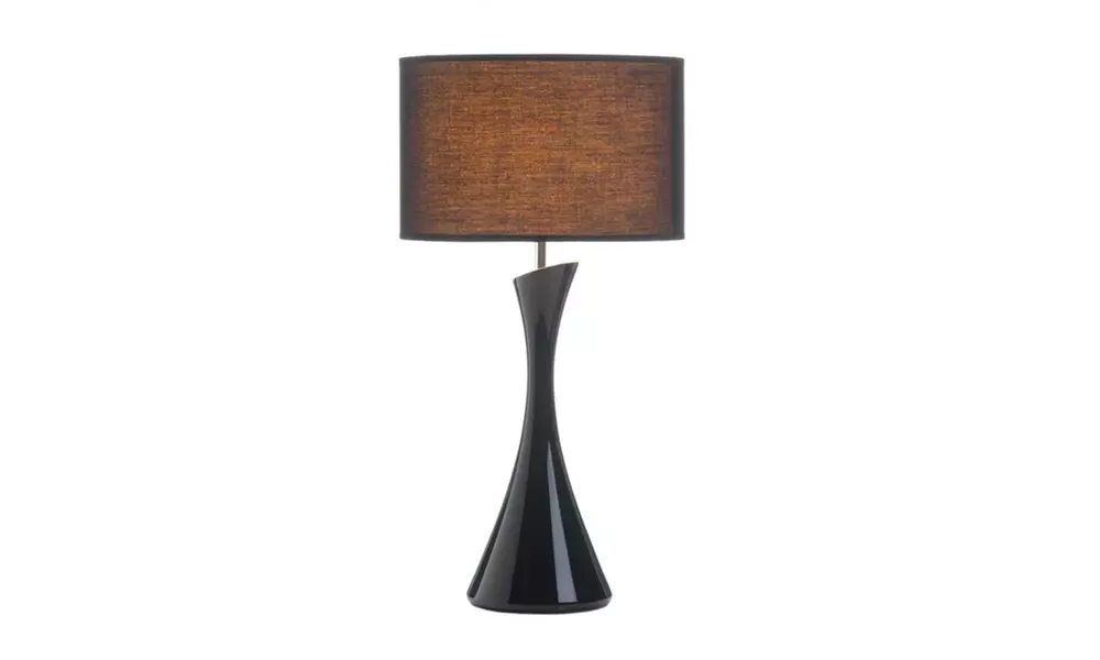Gallery of Light Sleek Modern Black Table Lamp - Image 2