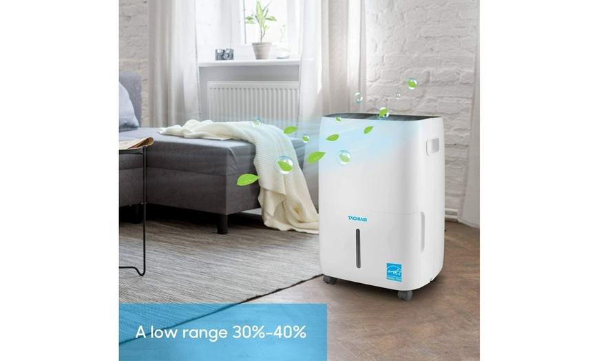 TACHIAIR 70-Pint Energy Star (50-Pint DOE) Dehumidifier with Built-In ...