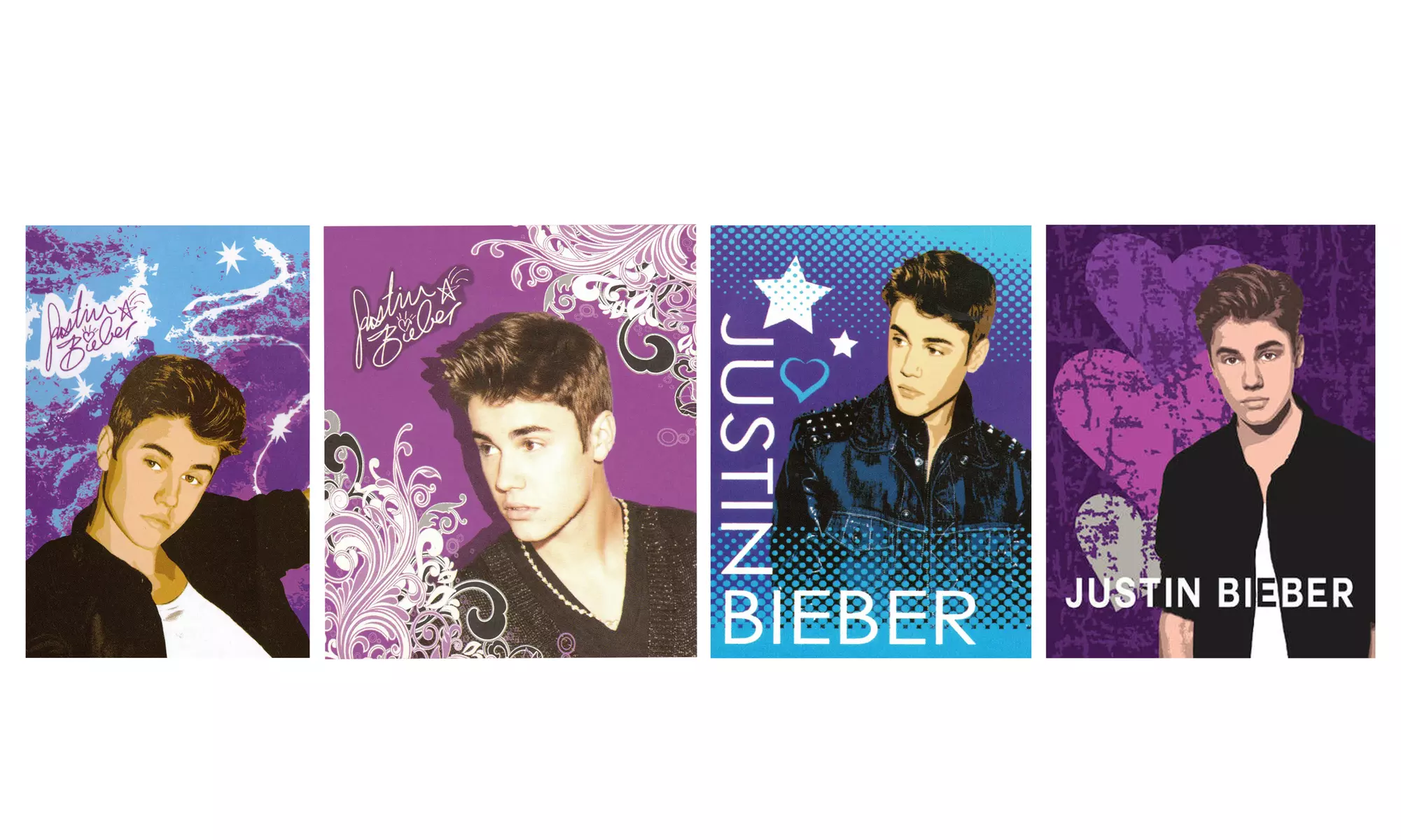 Justin Bieber Fleece Throw Blanket, Limited Edition (11 Styles) - Primary Image