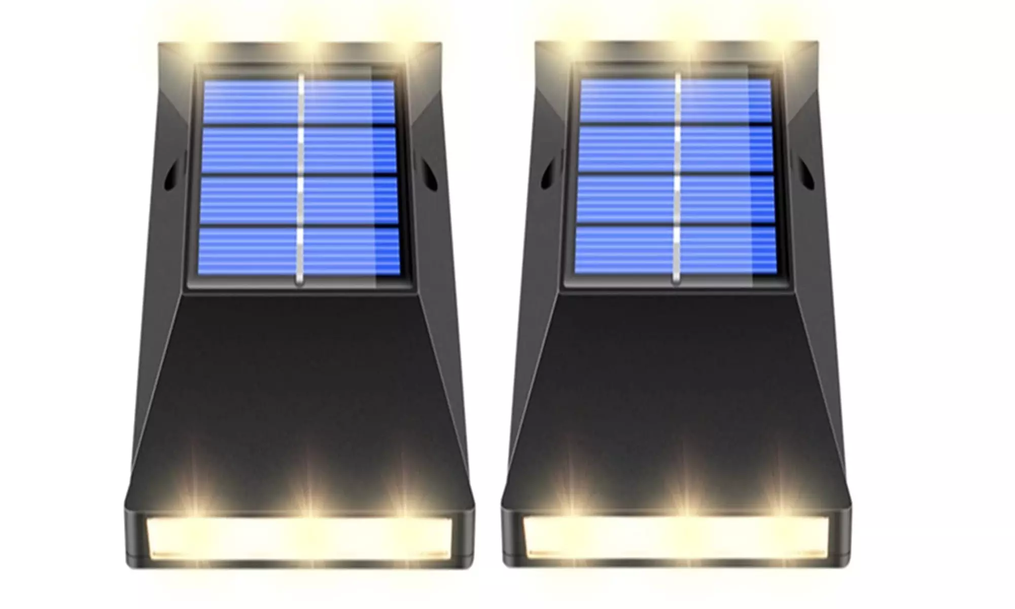 Waterproof Outdoor Solar LED Wall Lights (2 or 4- Pack) - Second Medium