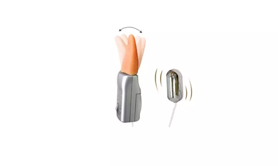 Oral Licking Tongue Stimulator Shaking Realistic Tongue GSpot Vibrator  - Second Medium