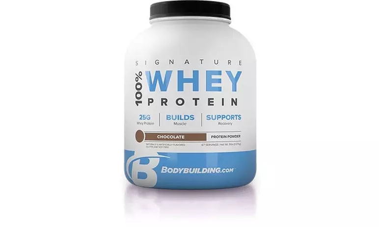 Signature 100% Whey Protein Powder 25g of Protein per Serving Chocolate, 2 Lbs - Primary Image