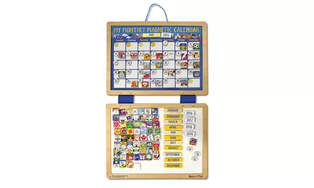 Melissa & Doug Daily or Monthly Magnetic Calendars - Second Medium