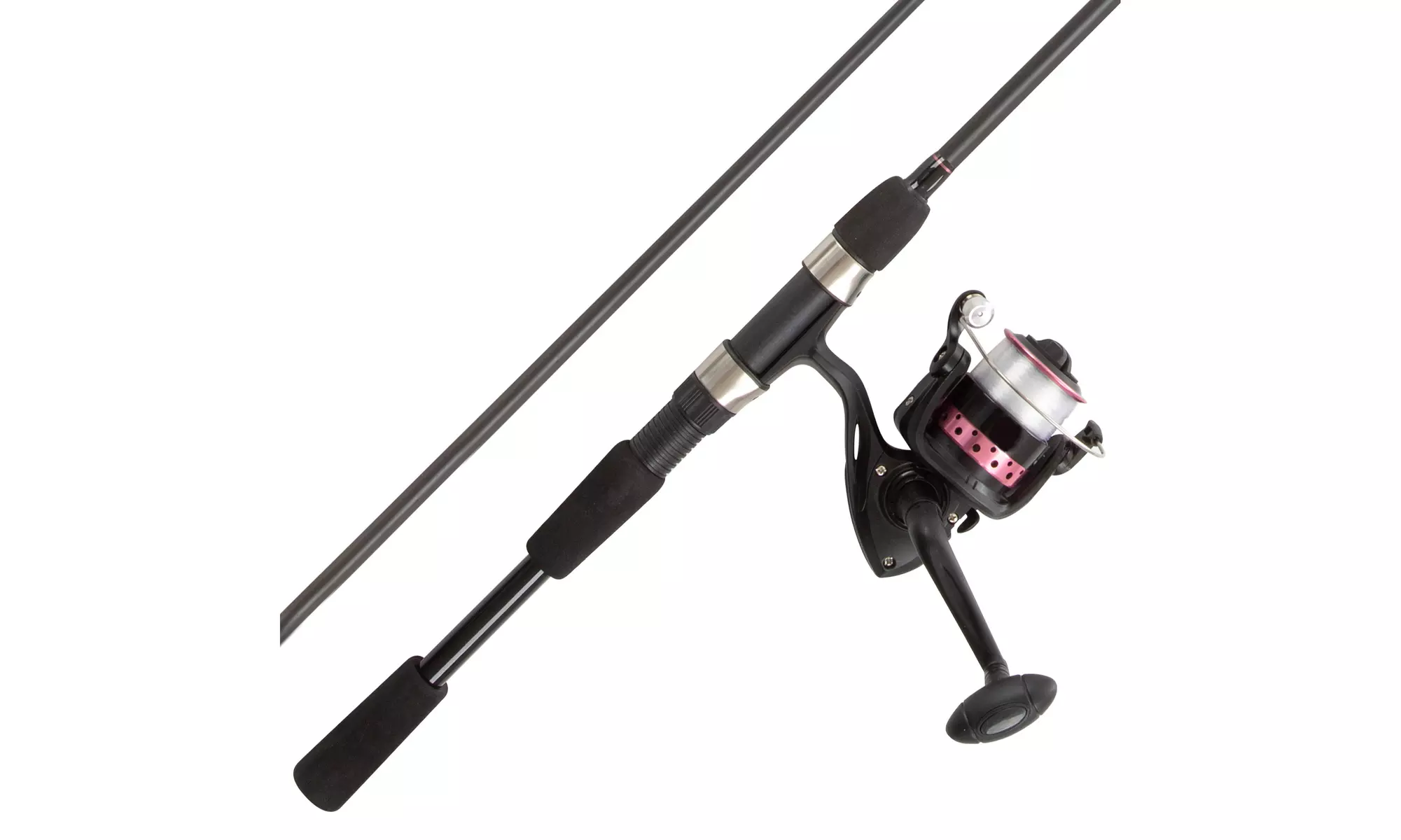 Fishing Rod & Reel Combo 6 ft 6 Inch Fiberglass Pole, Spinning Reel - Primary Image