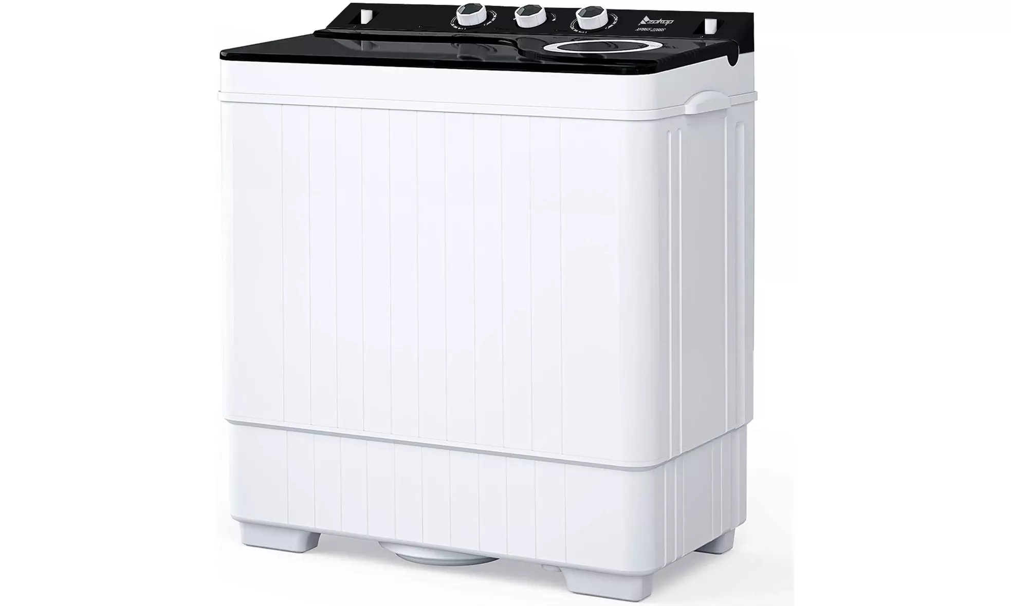 Portable Washing Machine 26lbs Twin Tub Compact Semi-Automatic with Drain Pump - Primary Image