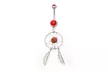 Pack of 5 Dream Catcher Design Belly Button Rings Assorted Colors  - Second Medium